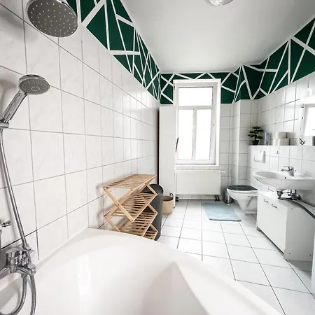 Apartamento 3-room With 4 Single Beds Leipzig